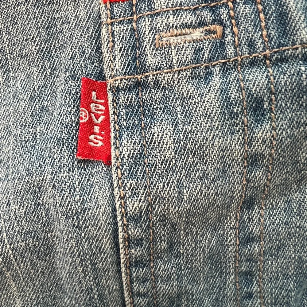 VTG Levis Men's Shirt Big E Sz XL Blue Cotton Heavy Denim Tag - Levi's Sweater